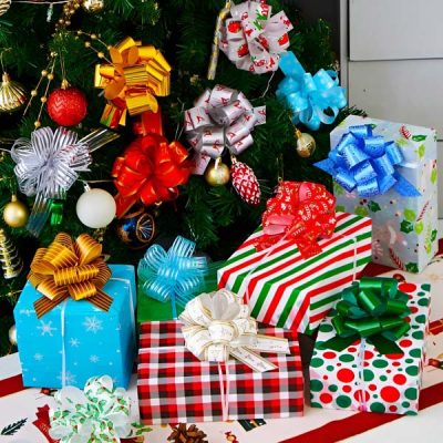 Ziehen Sie Schleifen für Weihnachtsgeschenke (9 Stück) | GIFTBOW