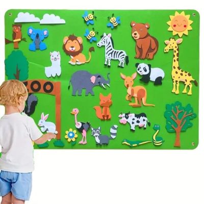 26x extra Tierfiguren aus Filz | ZOOLAND